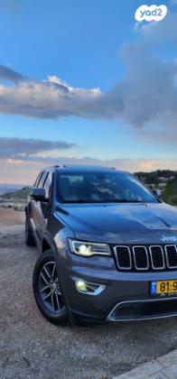 ג'יפ / Jeep גרנד צ'ירוקי 4X4 Limited אוט' 3.6 (282 כ"ס) בנזין 2017 למכירה בירושלים