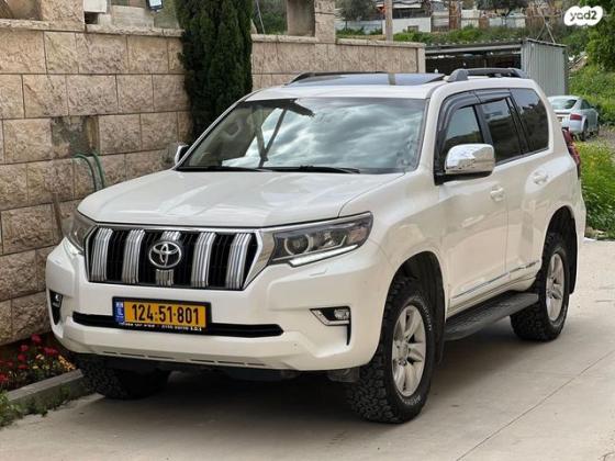 טויוטה לנד קרוזר ארוך 4X4 Luxury אוט' דיזל 7 מק' 2.8 (177 כ"ס) דיזל 2018 למכירה בריינה