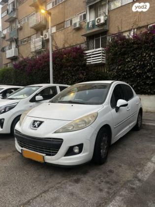 פיג'ו 207 Active אוט' 1.6 (120 כ"ס) בנזין 2012 למכירה בבת ים