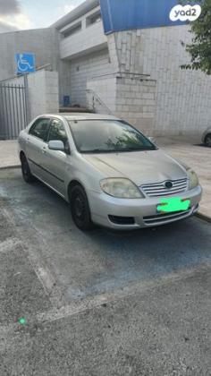 טויוטה קורולה Sun אוט' 1.6 (110 כ''ס) בנזין 2005 למכירה בירושלים