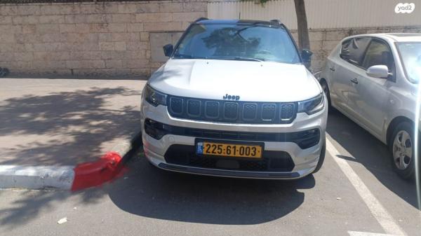 ג'יפ / Jeep קומפאס 4X4 4XE S Premium הייבריד אוט' 1.3 (180 כ''ס) היברידי חשמל / בנזין 2022 למכירה בירושלים