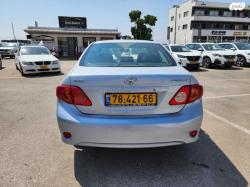 טויוטה קורולה Sun רובוטית 1.6 (124 כ"ס) בנזין 2008 למכירה בעפול