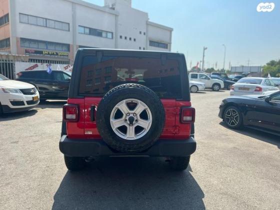 ג'יפ / Jeep רנגלר ארוך 4X4 Sport S אוט' 2.0 (272 כ''ס) ק'-2 בנזין 2021 למכירה בחיפה