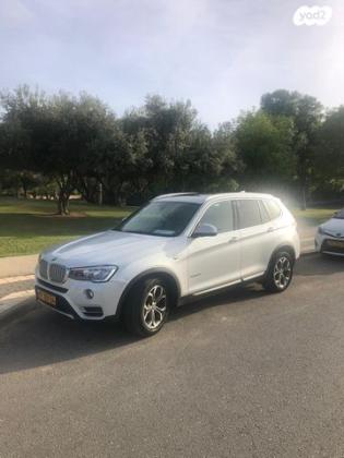 ב.מ.וו X3 4X4 XDRIVE20D X-Line אוט' דיזל 2.0 (190 כ''ס) דיזל 2016 למכירה באשדוד