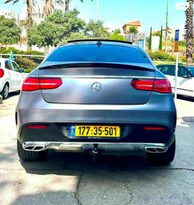 מרצדס GLE קופה 4X4 GLE350D Coupe AMG אוט' דיזל 3.0 (258 כ''ס) דיזל 2018 למכירה בראשון לציון