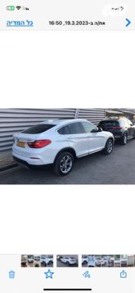 ב.מ.וו X4 4X4 XDRIVE20I Sport אוט' 2.0 (184 כ''ס) בנזין 2018 למכירה בטבריה