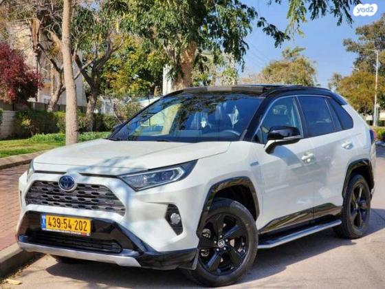 טויוטה RAV4 הייבריד E-motion Sky הייבריד אוט' 2.5 (178 כ''ס) בנזין 2021 למכירה בנתניה