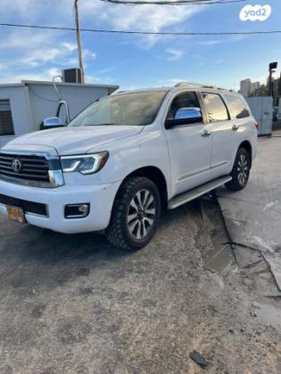 טויוטה סקויה 4X4 Limited אוט' 8 מק' 5.8 (381 כ''ס) בנזין 2019 למכירה בירושלים