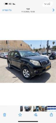 טויוטה לנד קרוזר ארוך 4X4 Luxury אוט' דיזל 7 מק' 3.0 (173 כ''ס) דיזל 2010 למכירה בכפר קאסם