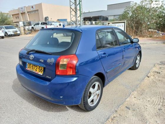 טויוטה קורולה RUN-X GLI אוט' 1.6 (110 כ"ס) בנזין 2004 למכירה בנתיבות