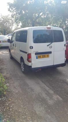 ניסאן NV200 Upper ידני דיזל 5 מק' 1.5 (90 כ''ס) דיזל 2014 למכירה בפרדס חנה כרכור