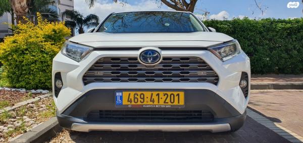 טויוטה RAV4 הייבריד E-xperience הייבריד 5 דל' אוט' 2.5 (178 כ''ס) בנזין 2019 למכירה בקרית ים