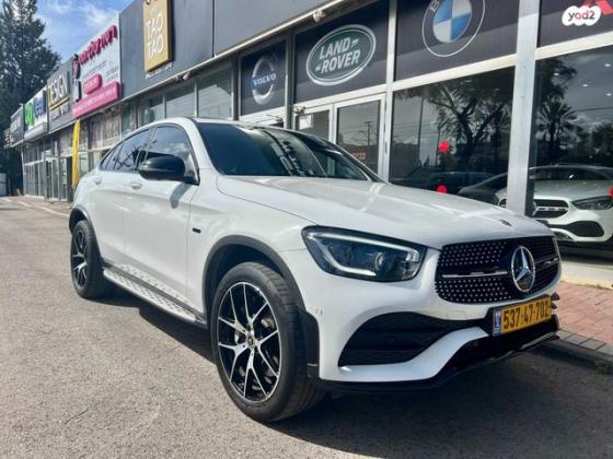 מרצדס GLC-Class קופה 4X4 GLC300DE AMG קופה הייבריד אוט' 2.0 (194 כ''ס) היברידי חשמל / דיזל 2021 למכירה בפתח תקווה