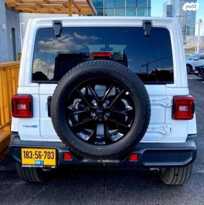 ג'יפ / Jeep רנגלר ארוך 4X4 Unlimited אוט' 2.0 (270 כ''ס) היברידי חשמל / בנזין 2022 למכירה בפתח תקווה