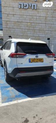 טויוטה RAV4 הייבריד E-xperience הייבריד 5 דל' אוט' 2.5 (178 כ''ס) בנזין 2019 למכירה בחיפה