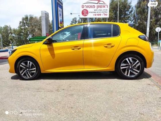 פיג'ו 208 Premium S אוט' 1.2 (130 כ''ס) בנזין 2022 למכירה בראשון לציון