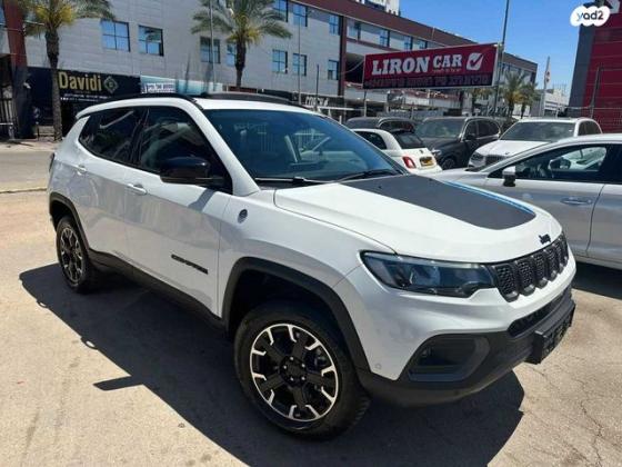 ג'יפ / Jeep קומפאס 4X4 Trailhawk הייבריד אוט' 1.4 (240 כ''ס) היברידי חשמל / בנזין 2023 למכירה בראשון לציון