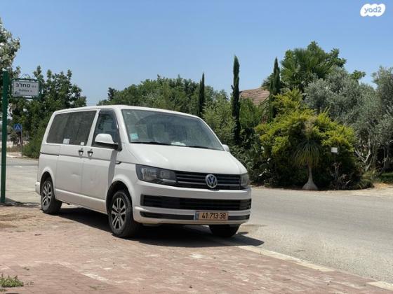 פולקסווגן טרנספורטר מסחרי/נוסעים Kombi קצר אוט' דיזל 2 מק' 4 דל' 2.0 (150 כ"ס) דיזל 2016 למכירה בניר יפה