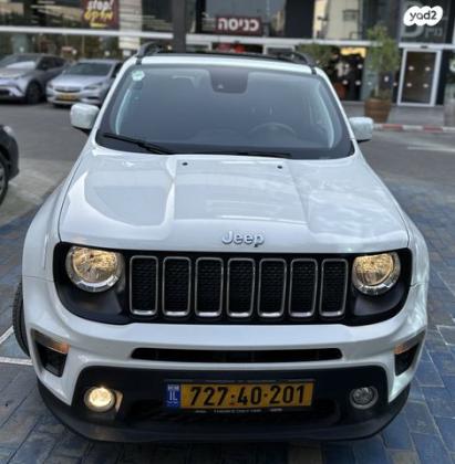 ג'יפ / Jeep רנגייד Latitude אוט' 1.3 (150 כ''ס) בנזין 2019 למכירה בתל אביב יפו