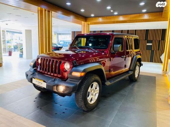 ג'יפ / Jeep רנגלר ארוך 4X4 4D Sport S אוט' 2.0 (272 כ''ס) בנזין 2022 למכירה בירושלים