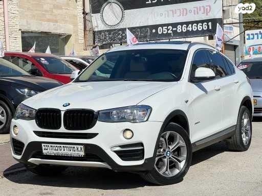 ב.מ.וו X4 4X4 XDRIVE20I Sport אוט' 2.0 (184 כ''ס) בנזין 2017 למכירה בנתניה