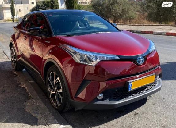 טויוטה C-HR Chic הייבריד אוט' 1.8 (98 כ"ס) בנזין 2019 למכירה בירושלים