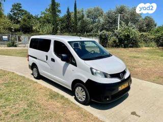 ניסאן NV200 Upper ידני דיזל 5 מק' 1.5 (90 כ''ס) דיזל 2015 למכירה בתל אביב יפו