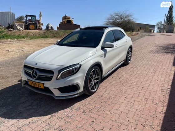 מרצדס GLA 4X4 GLA45 4MATIC AMG אוט' 2.0 (360 כ''ס) בנזין 2015 למכירה בבאר שבע