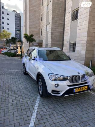 ב.מ.וו X3 4X4 XDRIVE20D X-Line אוט' דיזל 2.0 (190 כ''ס) דיזל 2016 למכירה באשדוד