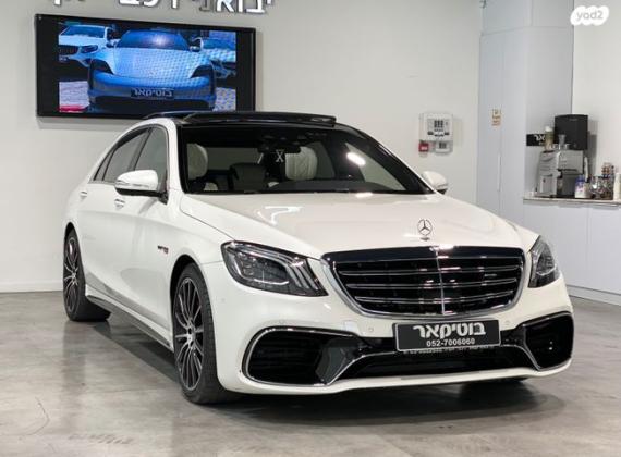 מרצדס S-Class S500E AMG הייבריד אוט' 3.0 (333 כ"ס) היברידי חשמל / בנזין 2018 למכירה בראשון לציון