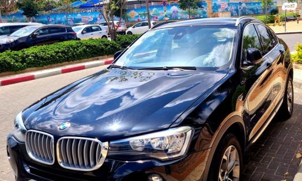 ב.מ.וו X4 4X4 XDRIVE20I Sport אוט' 2.0 (184 כ''ס) בנזין 2016 למכירה בראשון לציון