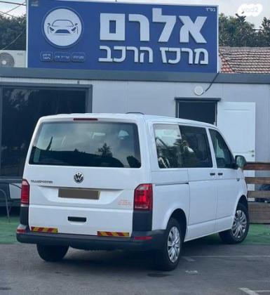 פולקסווגן טרנספורטר מסחרי/נוסעים Delivery Van ארוך אוט' דיזל 3-2 מק' 2.0 (150 כ''ס) דיזל 2019 למכירה בבאר שבע