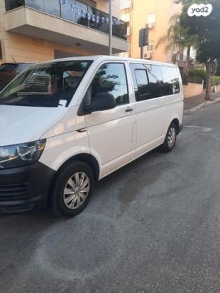 פולקסווגן טרנספורטר מסחרי/נוסעים Delivery Van ארוך ידני דיזל 2.0 (84 כ''ס) דיזל 2017 למכירה בחולון