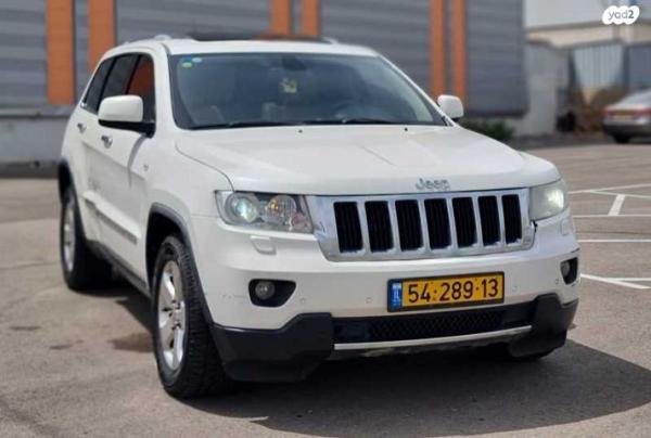 ג'יפ / Jeep גרנד צ'ירוקי 4X4 Limited אוט' דיזל 3.0 (241 כ''ס) דיזל 2012 למכירה באבן יהודה