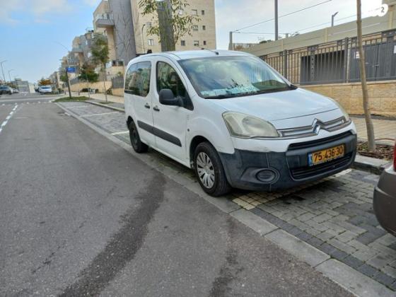 סיטרואן ברלינגו דור 2 (2008-2019) Comfort ידני דיזל 4 דל' 1.6 (75 כ"ס) דיזל 2014 למכירה בבית שמש