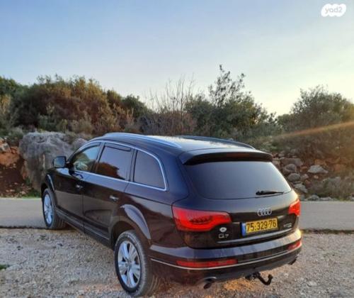 אאודי Q7 4X4 Executive אוט' דיזל 7 מק' 3.0 (245 כ''ס) דיזל 2012 למכירה בכרמיאל