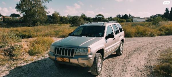 ג'יפ / Jeep גרנד צ'ירוקי (עד 2004) 4X4 Limited אוט' דיזל 2.7 (163 כ''ס) דיזל 2004 למכירה בחרב לאת