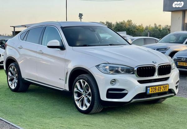 ב.מ.וו X6 4X4 XDRIVE30D Exclusive אוט' דיזל 3.0 (258 כ''ס) דיזל 2018 למכירה בכפר מנדא