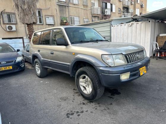 טויוטה לנד קרוזר פרדו ארוך 4X4 Luxury אוט' דיזל 8 מק' 3.0 (163 כ''ס) דיזל 2002 למכירה בפתח תקווה