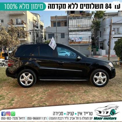 מרצדס ML Class 4X4 ML350 Luxury אוט' 3.5 (272 כ''ס) בנזין 2009 למכירה בתל אביב יפו