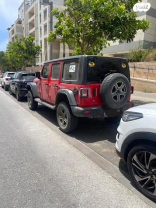 ג'יפ / Jeep רנגלר ארוך 4X4 Unlimited Sport אוט' 2.0 (272 כ''ס) בנזין 2019 למכירה בחיפה