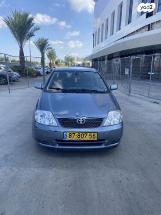 טויוטה קורולה GLI אוט' 1.6 (110 כ''ס) בנזין 2004 למכירה ברחובות