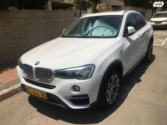 ב.מ.וו X4 4X4 XDRIVE20I Sport אוט' 2.0 (184 כ''ס) בנזין 2016 למכירה בחדרה