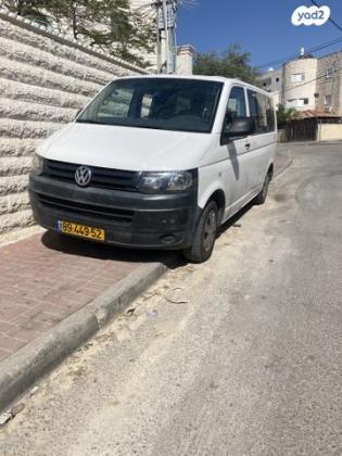 פולקסווגן טרנספורטר מסחרי/נוסעים Delivery Van קצר אוט' דיזל 3 מק' 2.0 (140 כ''ס) דיזל 2013 למכירה בבאר שבע