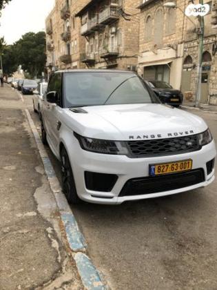 לנד רובר ריינג' רובר ספורט 4X4 AB הייבריד אוט' בנזין 5 מק' 2.0 (404 כ''ס) היברידי חשמל / בנזין 2019 למכירה בתל אביב יפו