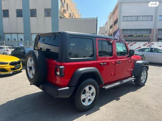 ג'יפ / Jeep רנגלר ארוך 4X4 Sport S אוט' 2.0 (272 כ''ס) ק'-2 בנזין 2021 למכירה בחיפה