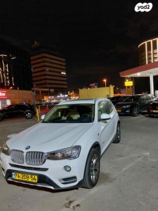 ב.מ.וו X3 4X4 XDRIVE20I X-Line אוט' 2.0 (184 כ''ס) בנזין 2015 למכירה באשדוד