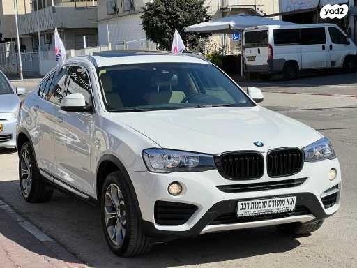 ב.מ.וו X4 4X4 XDRIVE20I Sport אוט' 2.0 (184 כ''ס) בנזין 2017 למכירה בנתניה