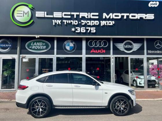 מרצדס GLC-Class קופה 4X4 GLC300DE AMG קופה הייבריד אוט' 2.0 (194 כ''ס) היברידי חשמל / דיזל 2021 למכירה בפתח תקווה