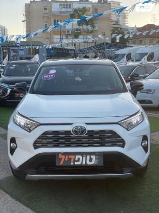 טויוטה RAV4 הייבריד E-xperience הייבריד 5 דל' אוט' 2.5 (178 כ''ס) בנזין 2019 למכירה בנתניה